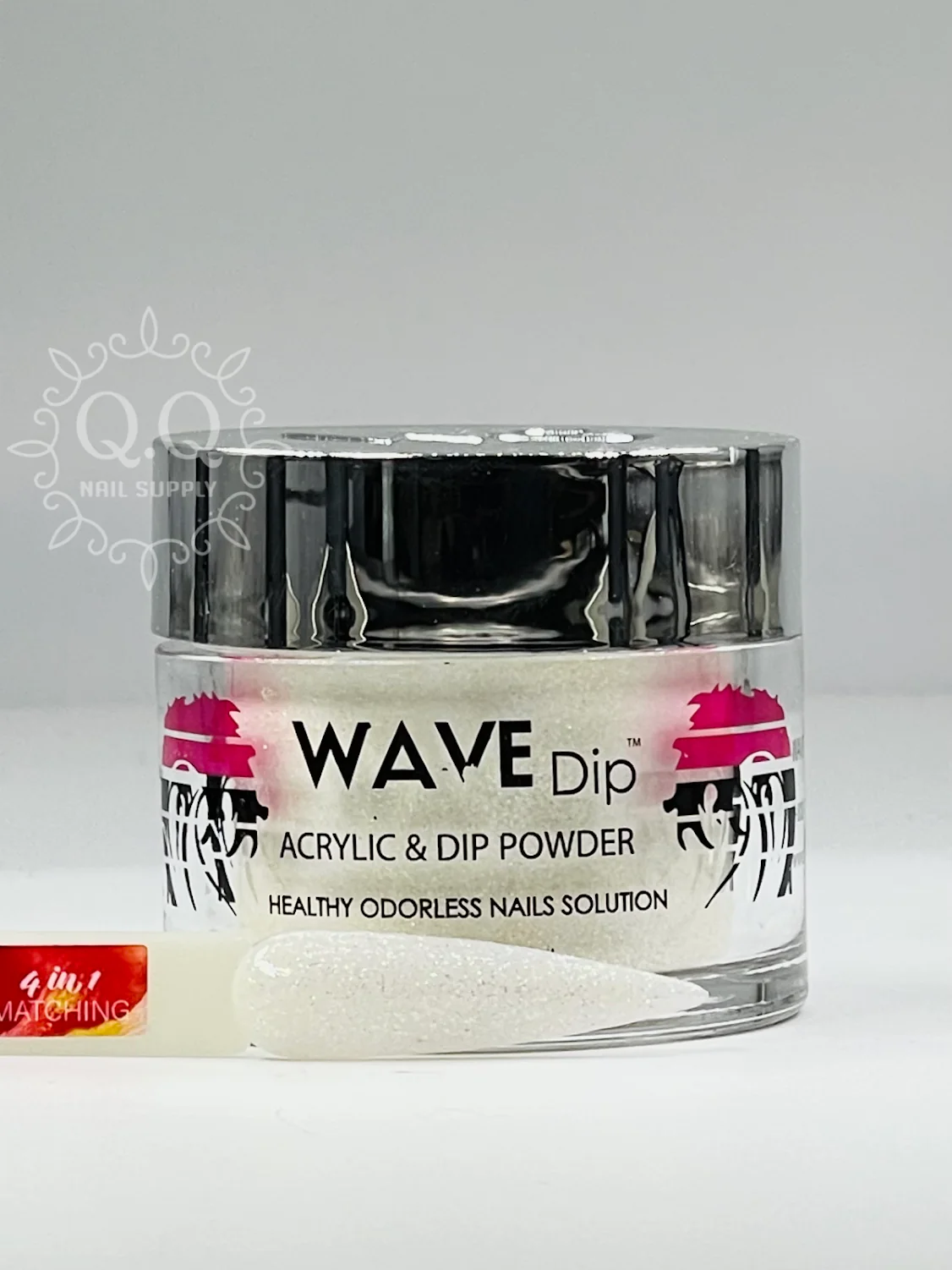 Wave Dip/Acrylic Powder - 198 Off White Twinkle - Image 2