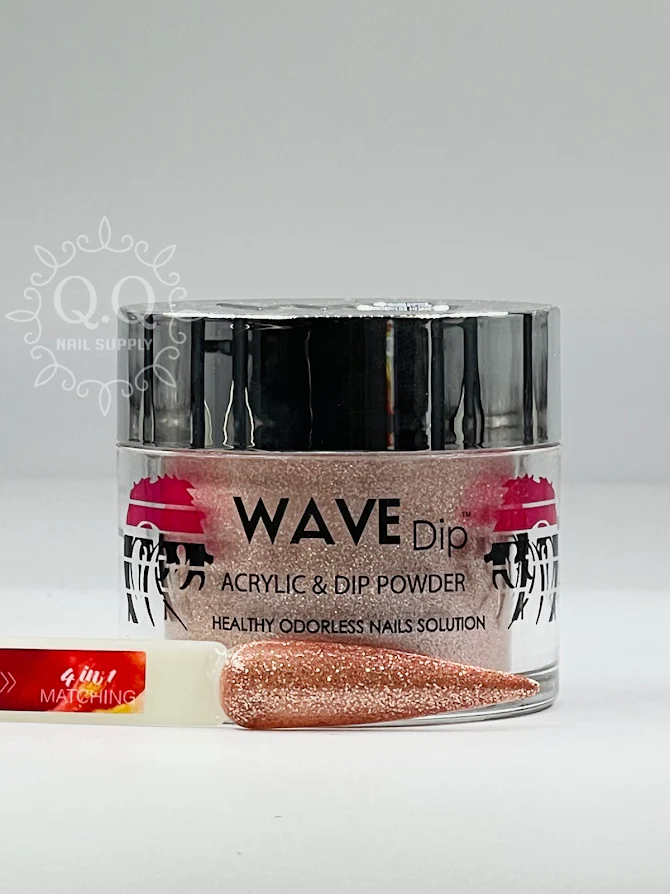 Wave Dip/Acrylic Powder - 207 Rose Gold Glint - Image 2