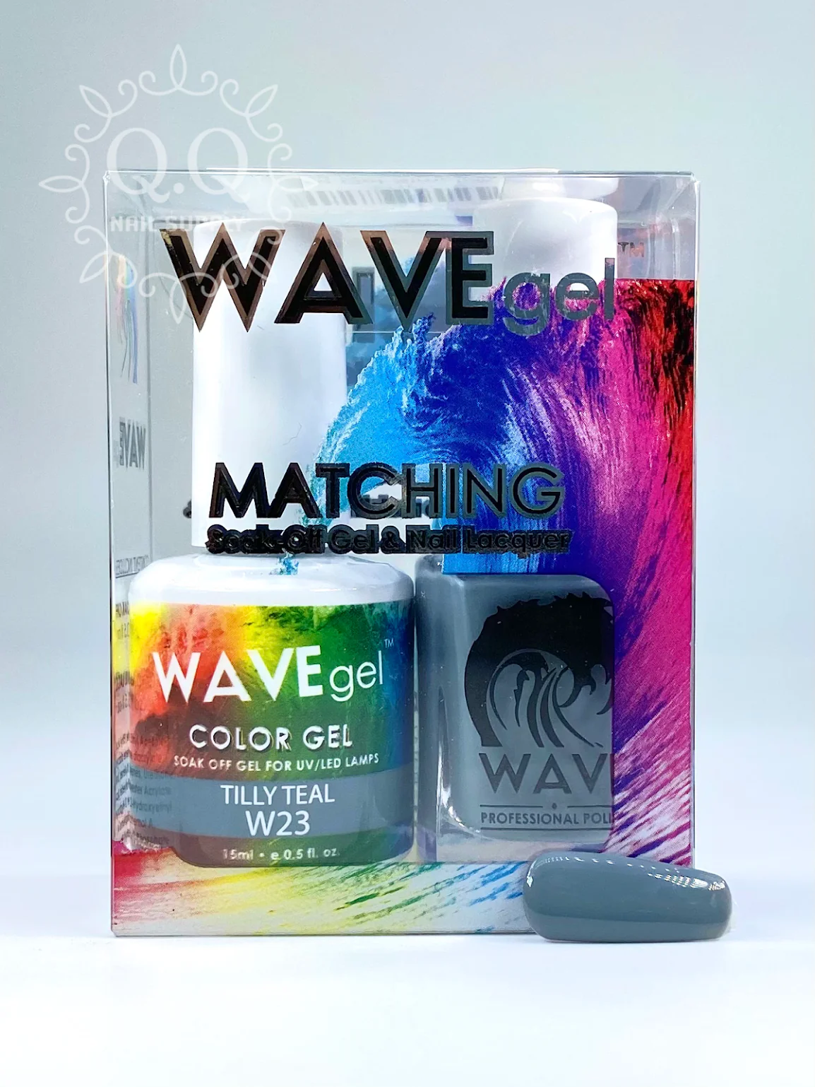 Wave Simplicity Gel Duo  -  023 Teally Teal - Image 2