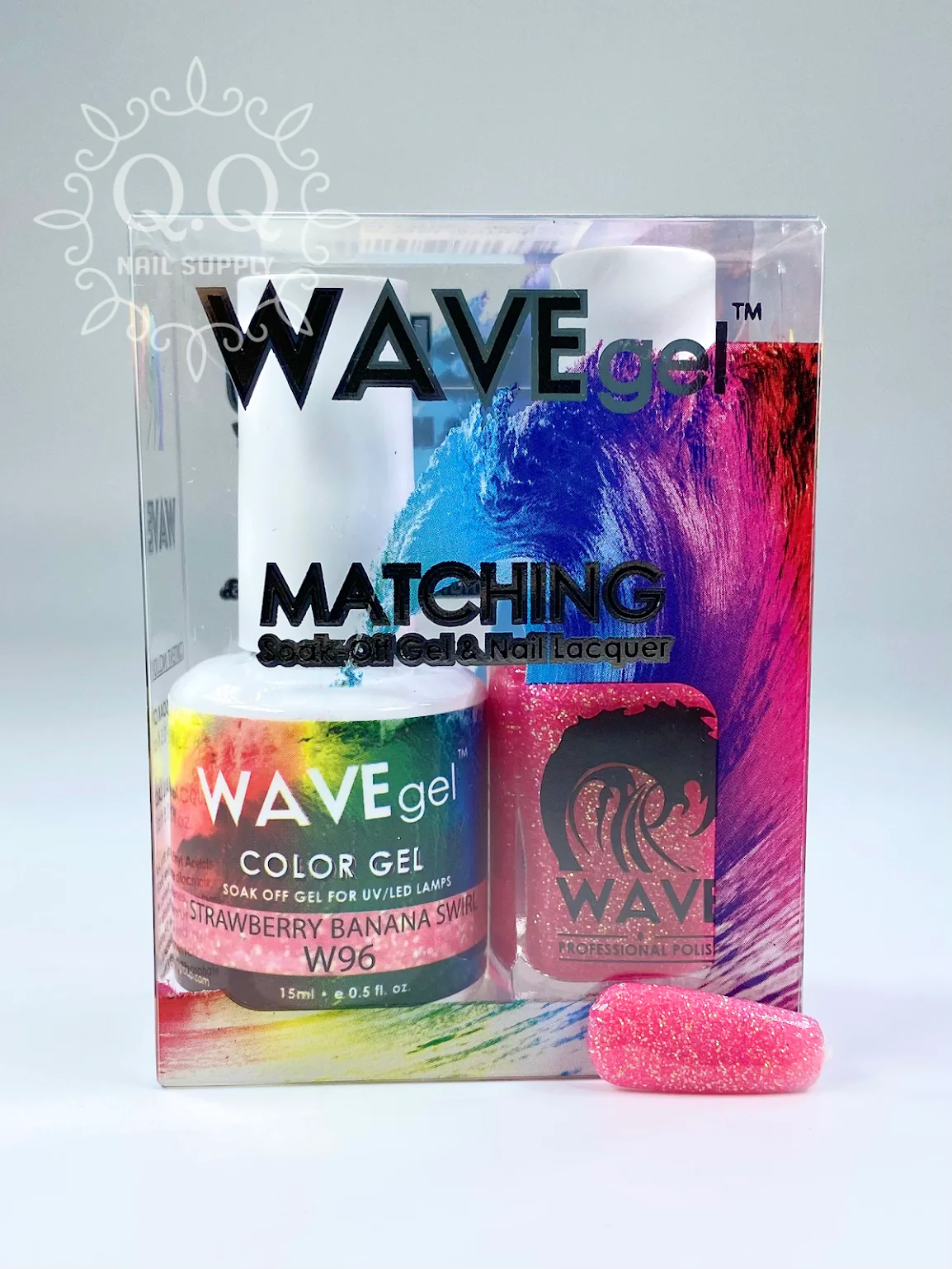 Wave Simplicity Gel Duo - 096 Strawberry Banana Swirl - Image 2