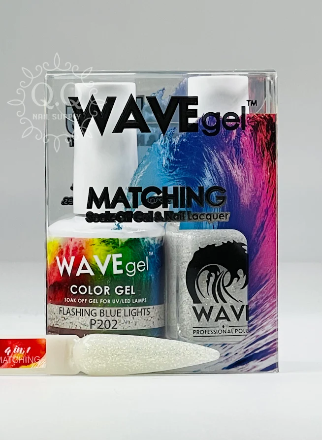 Wave Simplicity Gel Duo  -  202 Flashing Blue Lights - Image 2